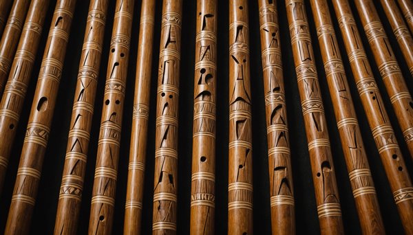 Explorez la beauté des flûtes amérindiennes en bois artisanales